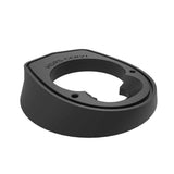 Deda Alanera RS DCR headset spacer adapters for integrated handlebars on bikes, shown in black with silver accents.