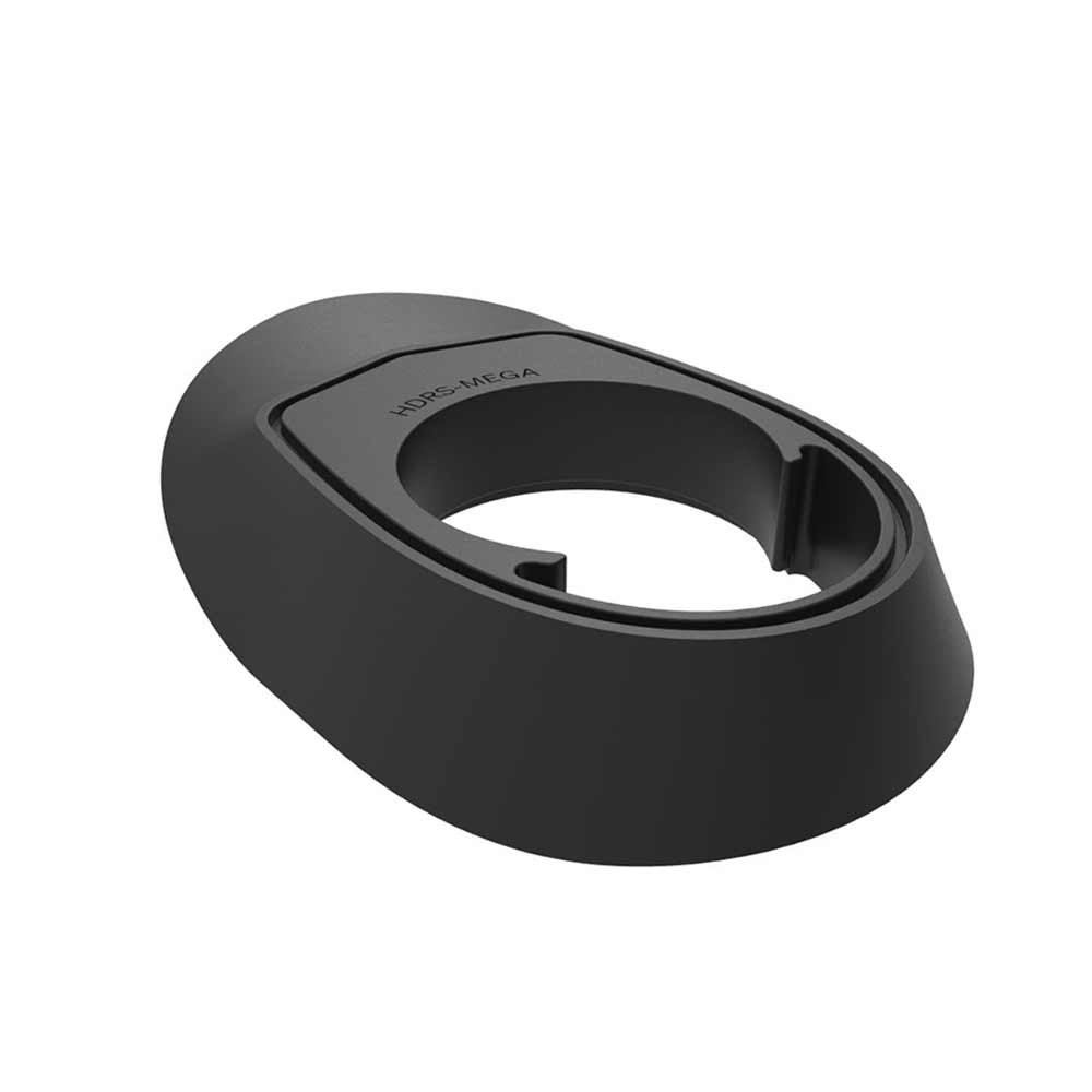 Deda Alanera RS DCR headset spacer adapters for integrated handlebars on bike, showing black metal components.