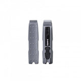 Crankbrothers SOS tyre lever with plug tool and plugs in black and silver for bike repair, workshop bike maintenance tool