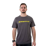 Identiti riding jersey featuring breathable fabric, moisture-wicking material, athletic fit, with logo design on the front.
