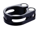 BBB Lightstrangler seat clamp BSP-85 for bike seatposts, durable metal component with quick-release mechanism.