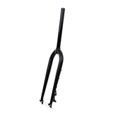 Light Blue Darwin MTB forks with 50mm offset, rigid mountain bike suspension component for trail control.