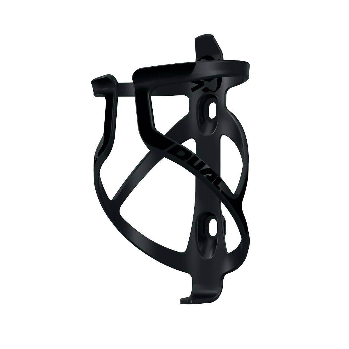 Black SKS dual polycarbon bike bottle cage, lightweight and durable bike accessories for secure hydration on cycling trips.