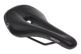 Ergon SM E-Mountain Sport men's saddle showing ergonomic design and padded comfort for e-MTB bikes.