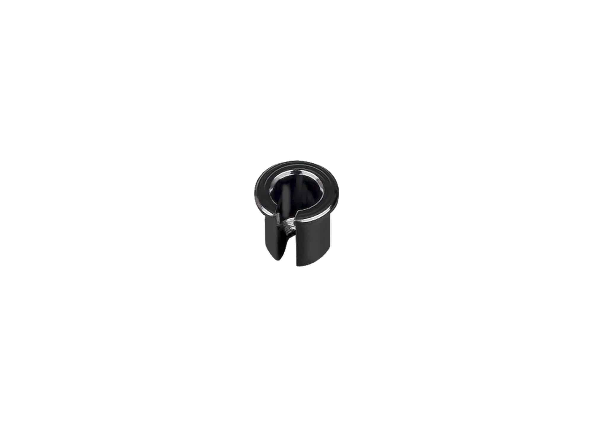 Trek black round chainstay derailleur cable stop, bike cable stop replacement for bike components.