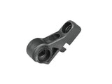 Black Trek Madone SLR rear reflector and Bontrager Flare light bracket mounted on bike component, designed for easy attachment.