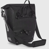 HUMP Reflective Waterproof 30L single pannier bag with quick-release mounting system, designed for bike accessories.