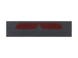 Trek Fetch+ 4 dark red reflector set for e-bikes, enhancing visibility and safety with durable components