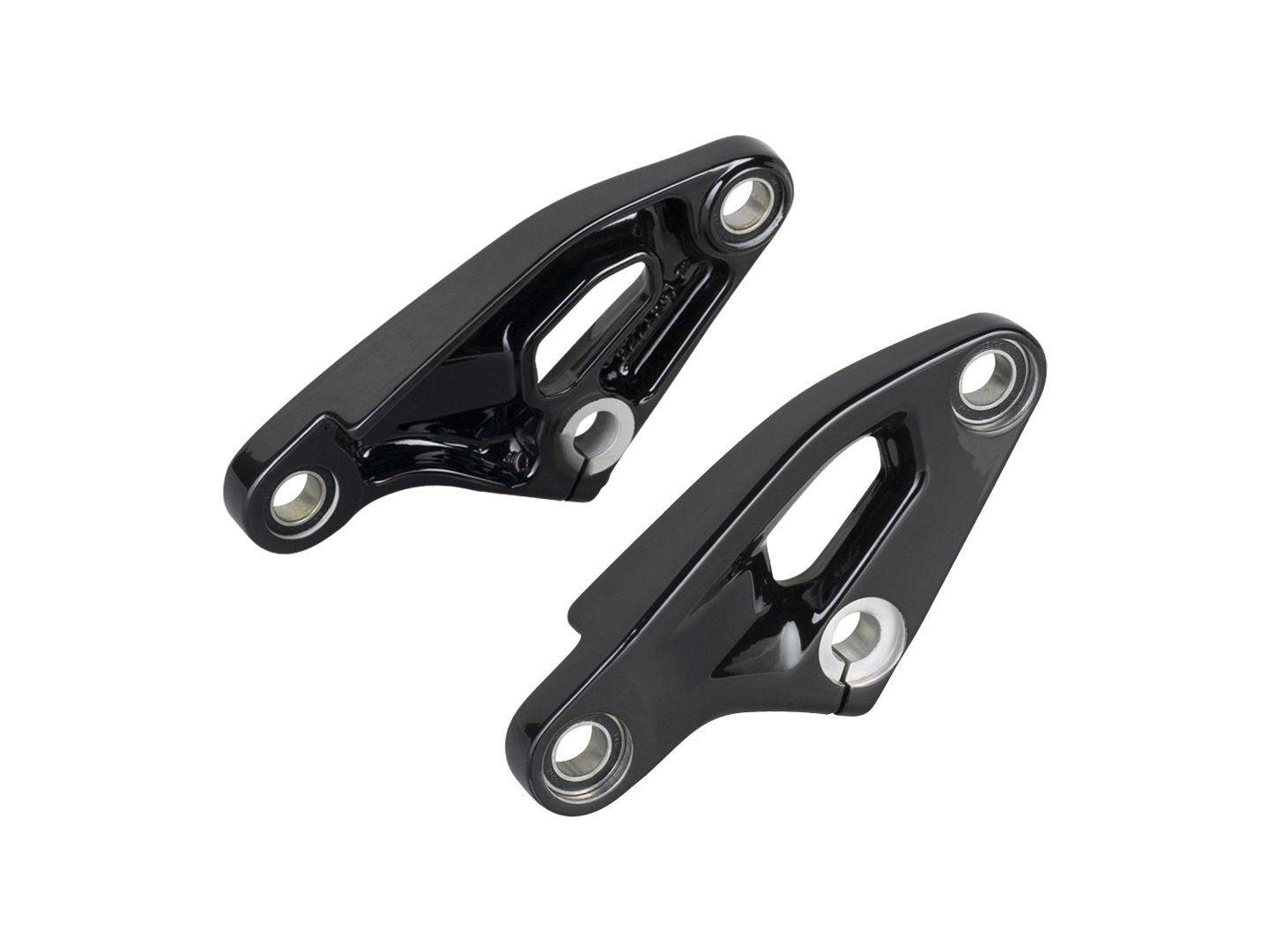 Trek Fuel EXe 9.7 29 2023 bicycle frame linkage component for suspension upgrade, showing close-up of the part.