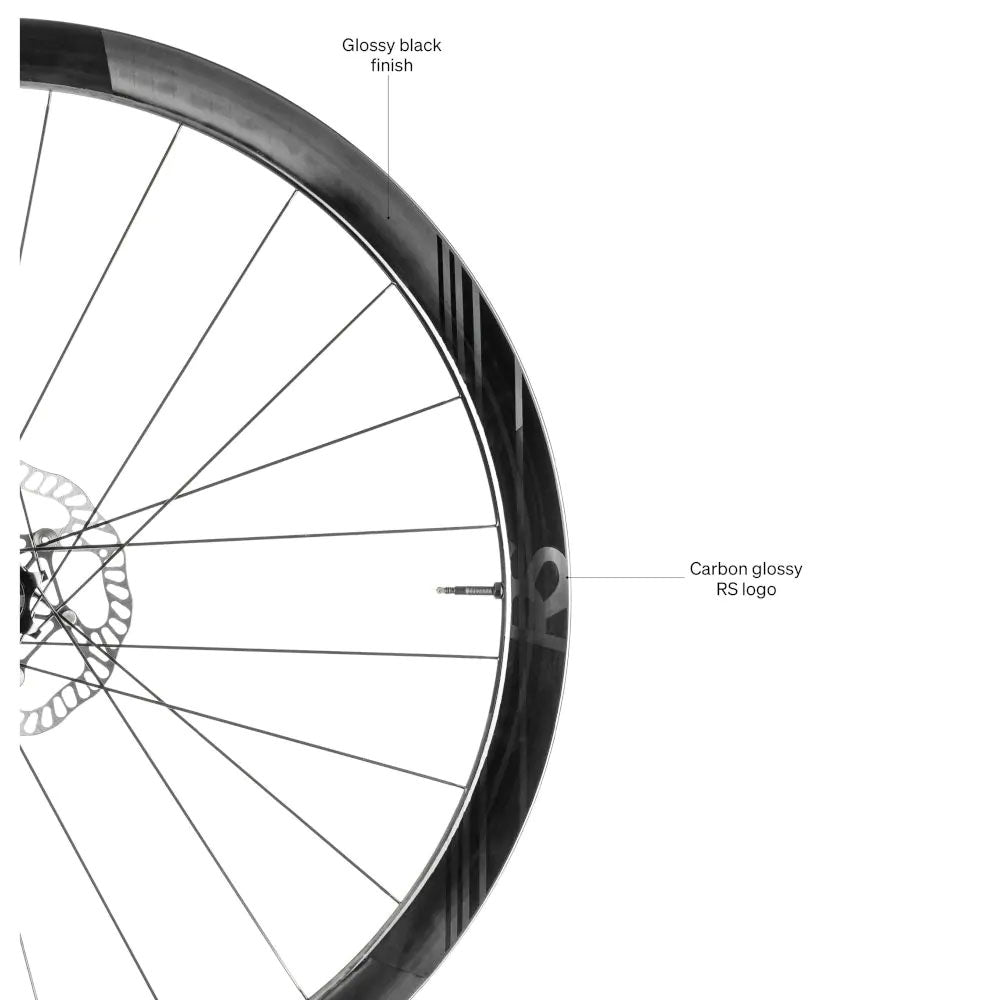 Deda Road Wheels - RS4 DB Carbon Disc Tubeless Wheels