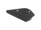Black Trek Marlin+ motor access cover with installation bolts, compatible with Trek 2024 mountain bikes.