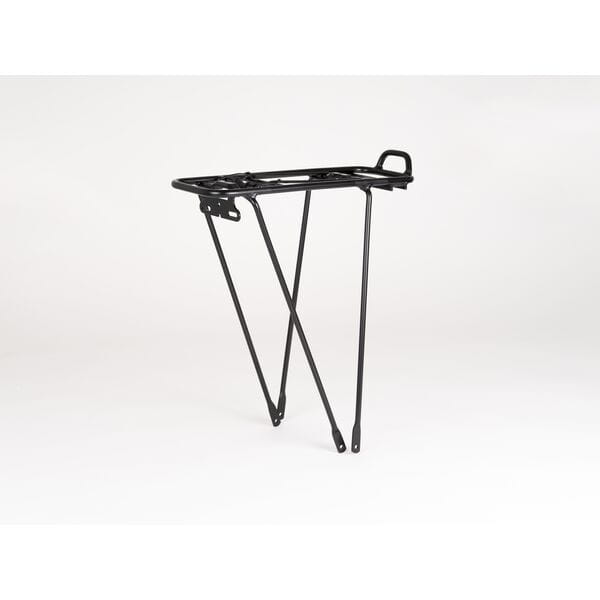 Black M Part City AVS 700c rear pannier rack with AtranVeloSystem compatibility, designed for bicycle accessories.