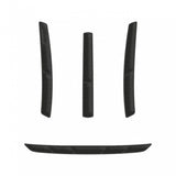 Black MET Crackerjack helmet replacement pad kit with soft cushioning for improved comfort and fit.