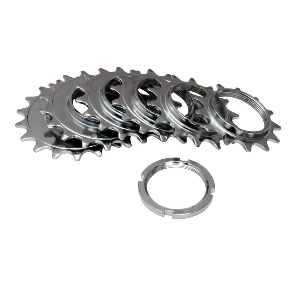 Gusset Components fixed gear bike sprocket with 3/32" narrow teeth, designed for track bike sprockets and components.