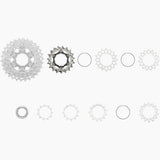Shimano CS-R9200 sprocket unit with 17-19T gears for 11-34T bicycle cassette, Shimano Spares component.