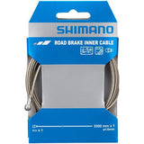 Shimano road tandem stainless steel inner brake wire, 1.6mm x 3500mm, single cable for bicycle brake systems.