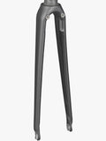 Trek 2018 Emonda SL 5 road bike fork with matte blue finish, rim brake compatible, lightweight carbon components