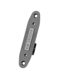 Black Trek Madone SLR 2021 downtube cable stop and battery mount cable guide for road bike components.