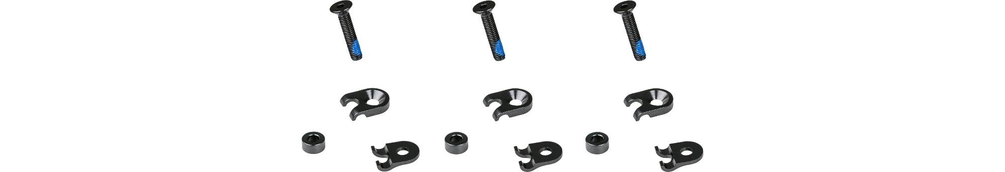 Trek Bolt-on Single Cable Housing Guides Grey One size | Swinnerton Cycles
