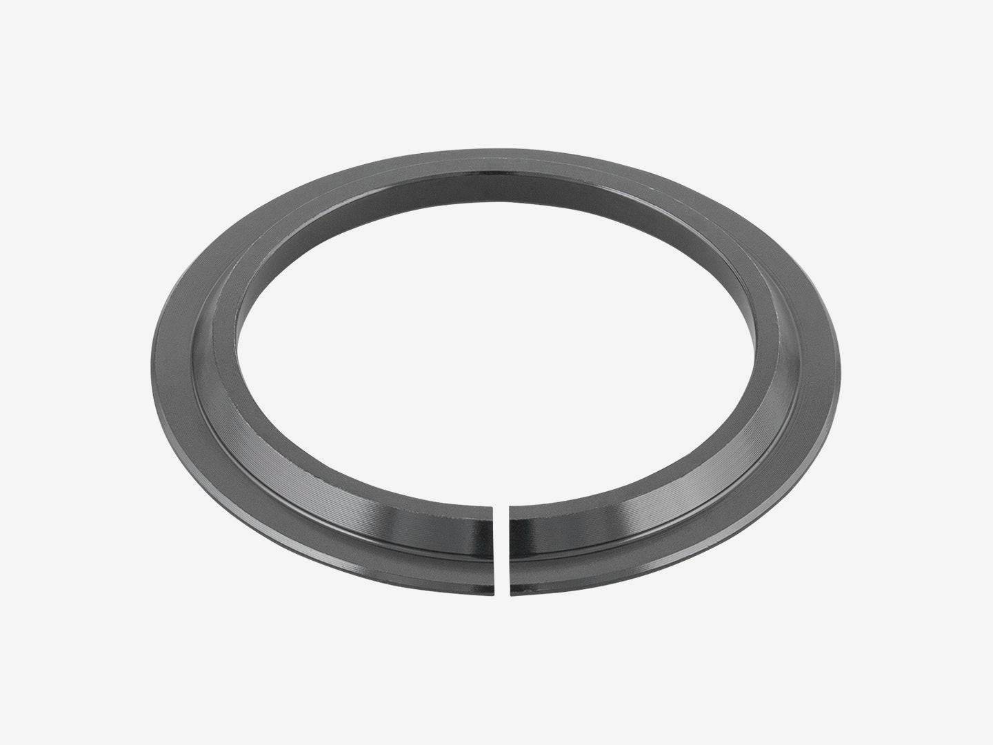 Trek Rail 9.9/9.8 29 lower headset crown race in black, replacement bike component, shown on a white background