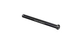 Bontrager Switch Lever Front Thru-Axle in black with 6mm hex key compatibility for bicycle components, 198mm length.