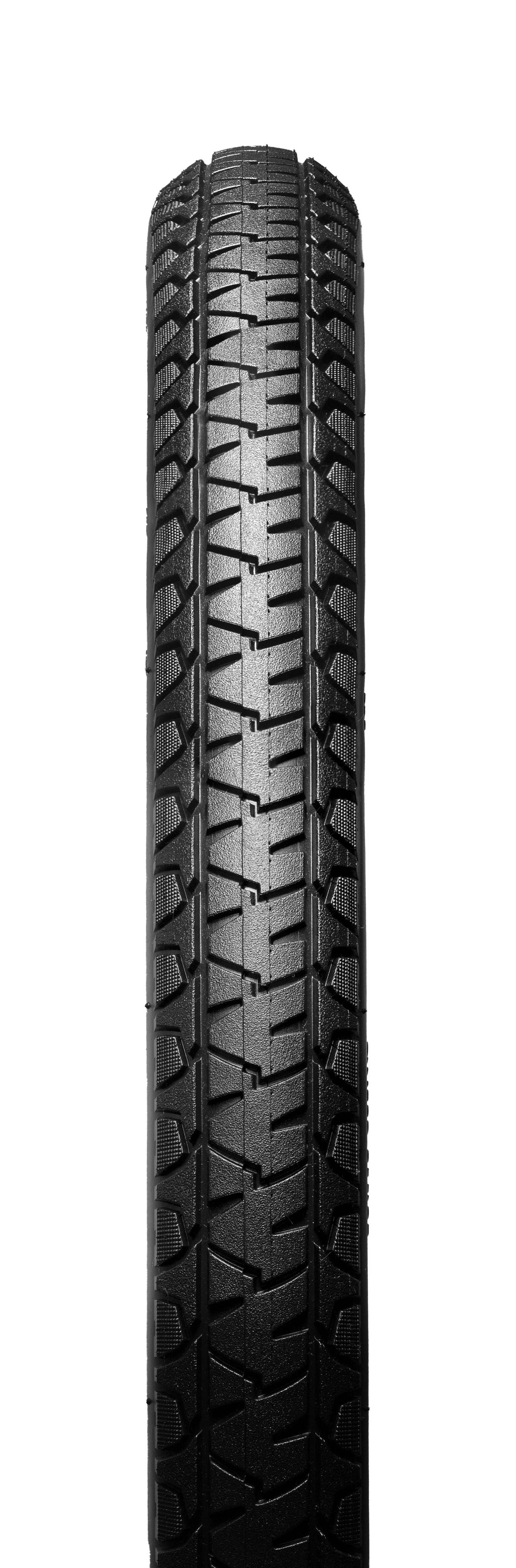 Hutchinson Republic Ebike City tyre in black with reflex sidewall and puncture protection, suitable for urban e-bikes.