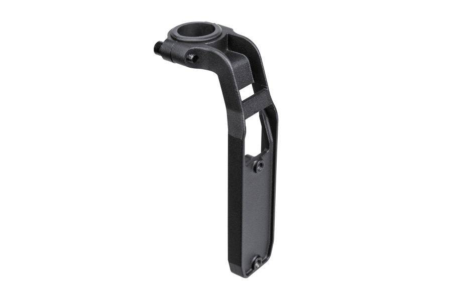 Topeak DP Mount for dropper seatposts, black bikepacking accessory, fits 22-27mm dropper seatpost diameters.