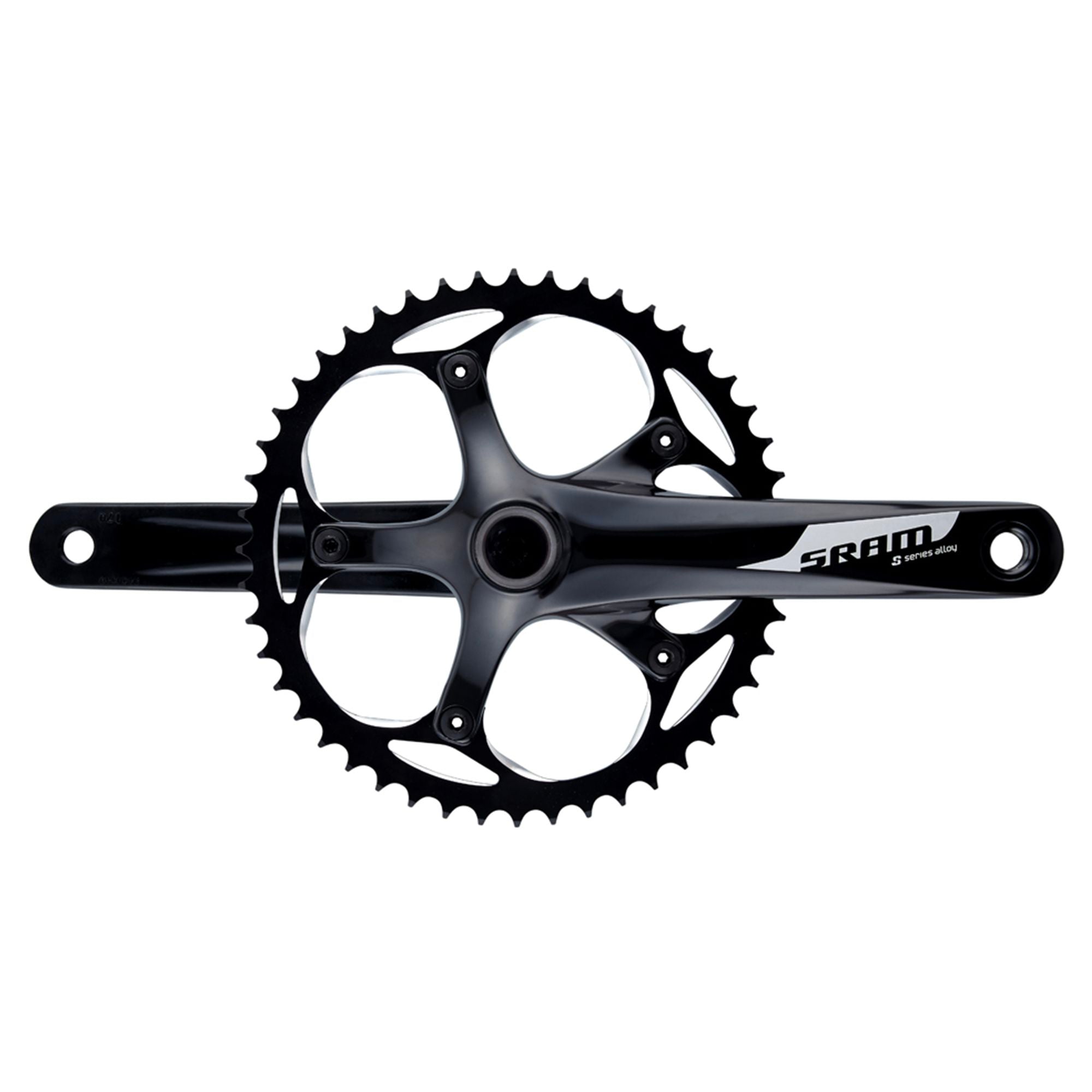 Sram Cranks - Crank Set S300 1.1 Courier Mirror Black GXP Cups 68mm | Swinnerton Cycles