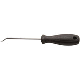 UNIOR 165mm awl with round double bent small blade for precision workshop tasks, shown in close-up image.