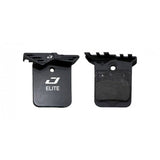 Jagwire Elite Cooling Disc Brake Pads for SRAM Road AXS systems in black, showing the components designed for high-performance cycling.