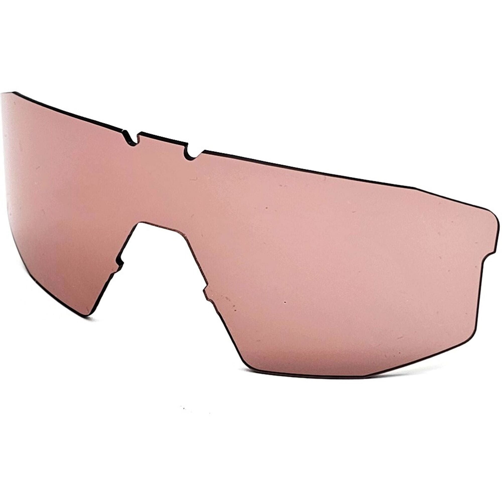 Madison Eyewear Enigma pink rose hydrophobic spare lens with UV protection, designed for light enhancement and clarity.