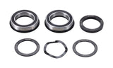 BBB BBO-26 BottomBear BB90 bottom bracket with spacers, 37mm diameter for 24mm axle, bicycle component installed in bike frame