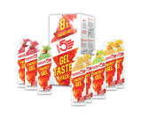 High5 Gel Taster Pack with caffeine-free energy gels, showing colorful sachets designed for workout fueling and energy boost.