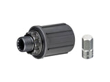 Black Bontrager SSR/Superstock/Select 8-10 speed freehub body for 130/135mm OLD bikes, compatible with various wheel components.