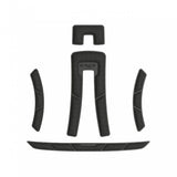 Black MET E-Mob helmet replacement pad kit with cushioned comfort and improved fit, shown in the image.