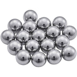 Shimano stainless steel 1/4 inch ball bearings pack of 18 for bike hubs and wheels, component replacement parts.