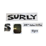 Surly Mds Dropouts spare components for bike frames with headbadge, featuring durable metal construction and mounting details.