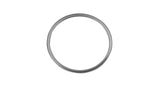 Silver Bontrager Centrelock rotor spacer, 1mm thickness, used as disc brake hub component, shown with precise detail.
