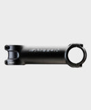 Easton EA70 alloy bike stem with 31.8mm clamp and 1 1/8" steerer tube, shown in multiple lengths for road or mountain bikes.