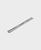 Easton 5-pack of 2.0/1.7 double-butted J spokes for high-performance bicycle wheels, showing the sleek metal spokes.