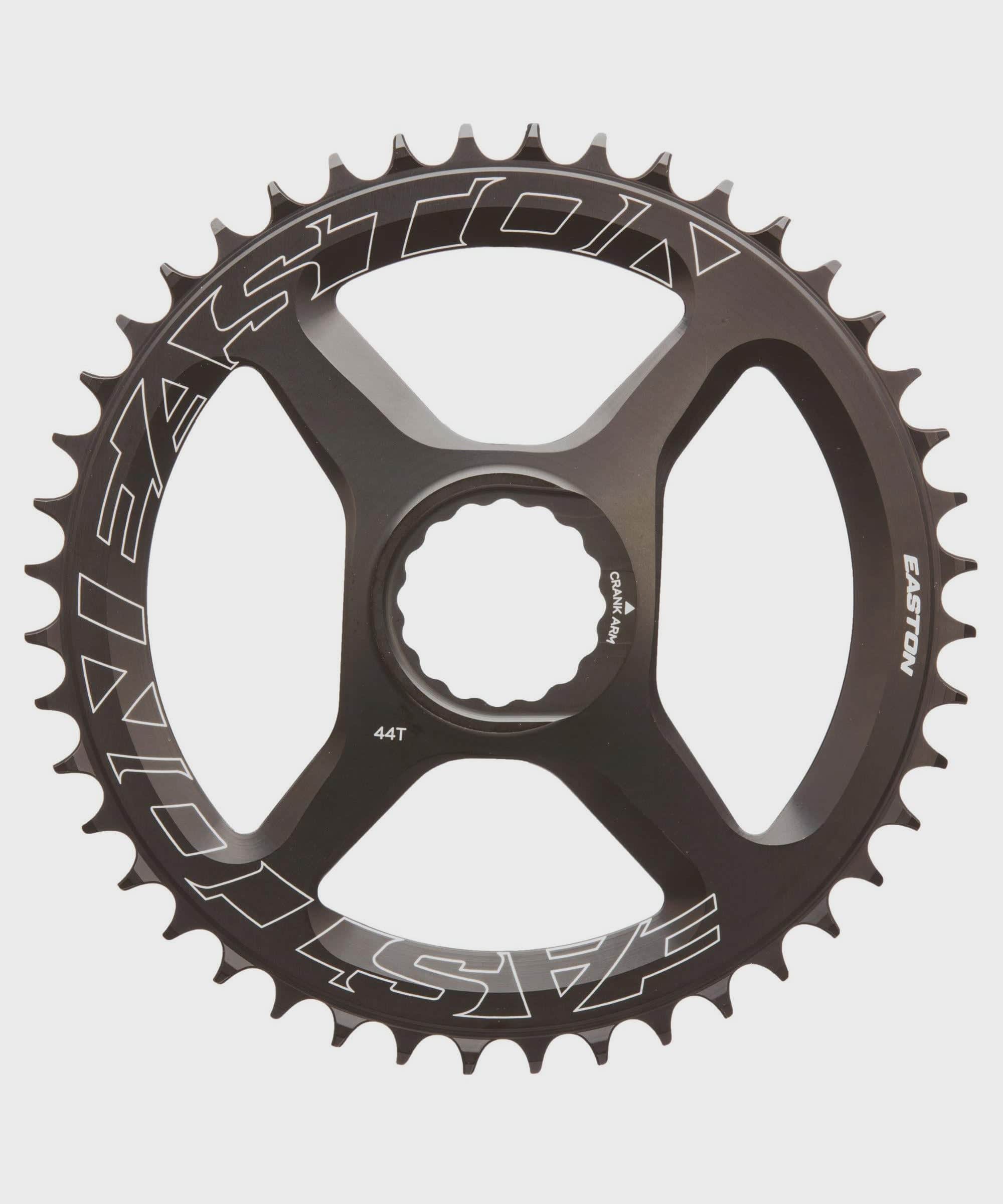 Easton direct mount chain ring for road, cyclocross, and gravel bikes featuring the Cinch system, shown with teeth and mounting holes.