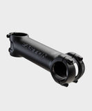 Easton EA70 Alloy bike stem with 31.8mm clamp and 1 1/8" steerer, shown in multiple lengths on a bicycle handlebar.