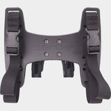 Aeroe Spider Handlebar Cradle bike mount for extra gear carrying capacity, shown attached to a bicycle handlebar.