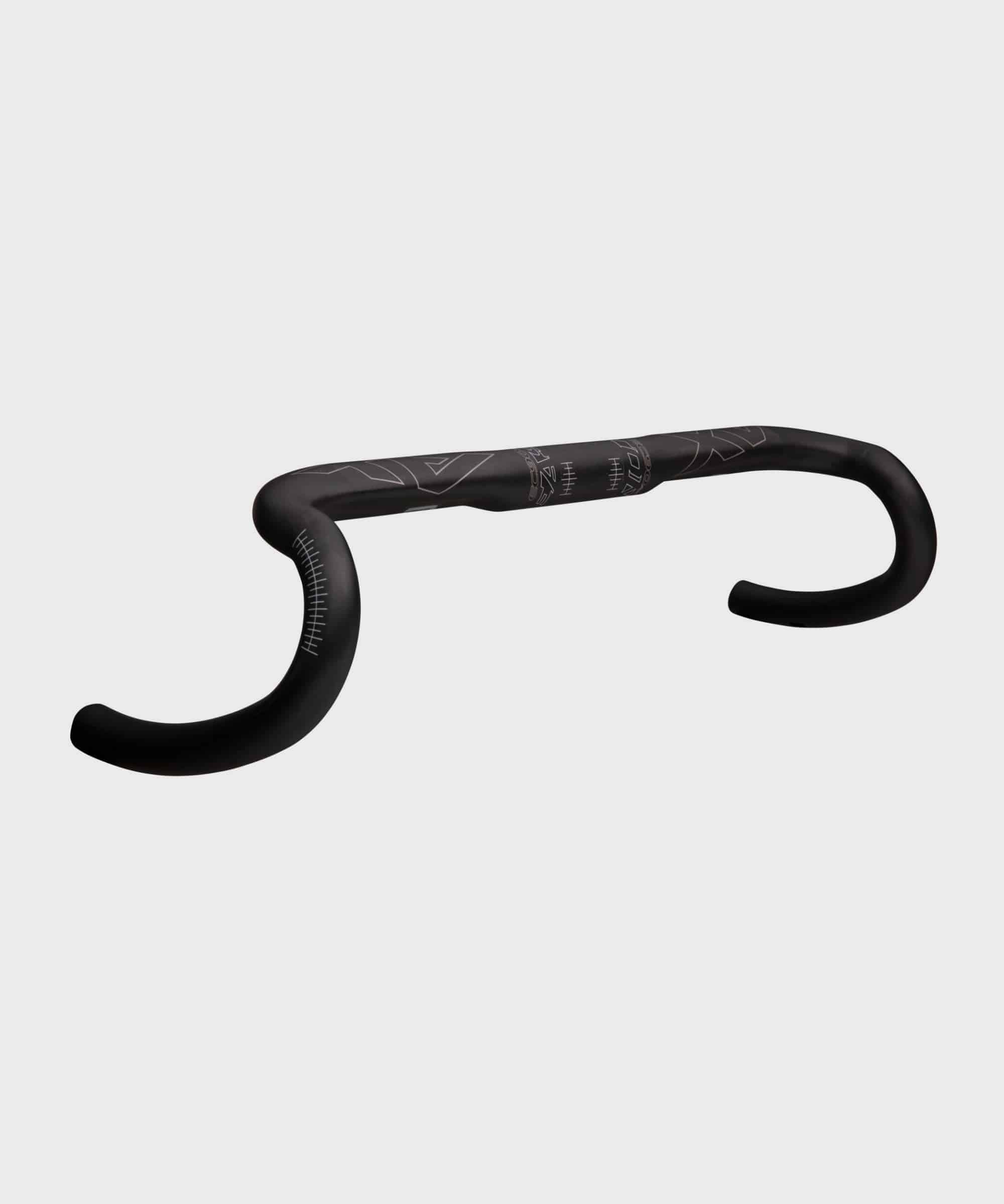Easton EC90 AX lightweight carbon road handlebar with DI2 routing for gravel biking, 31.8mm diameter, sleek ergonomic design.