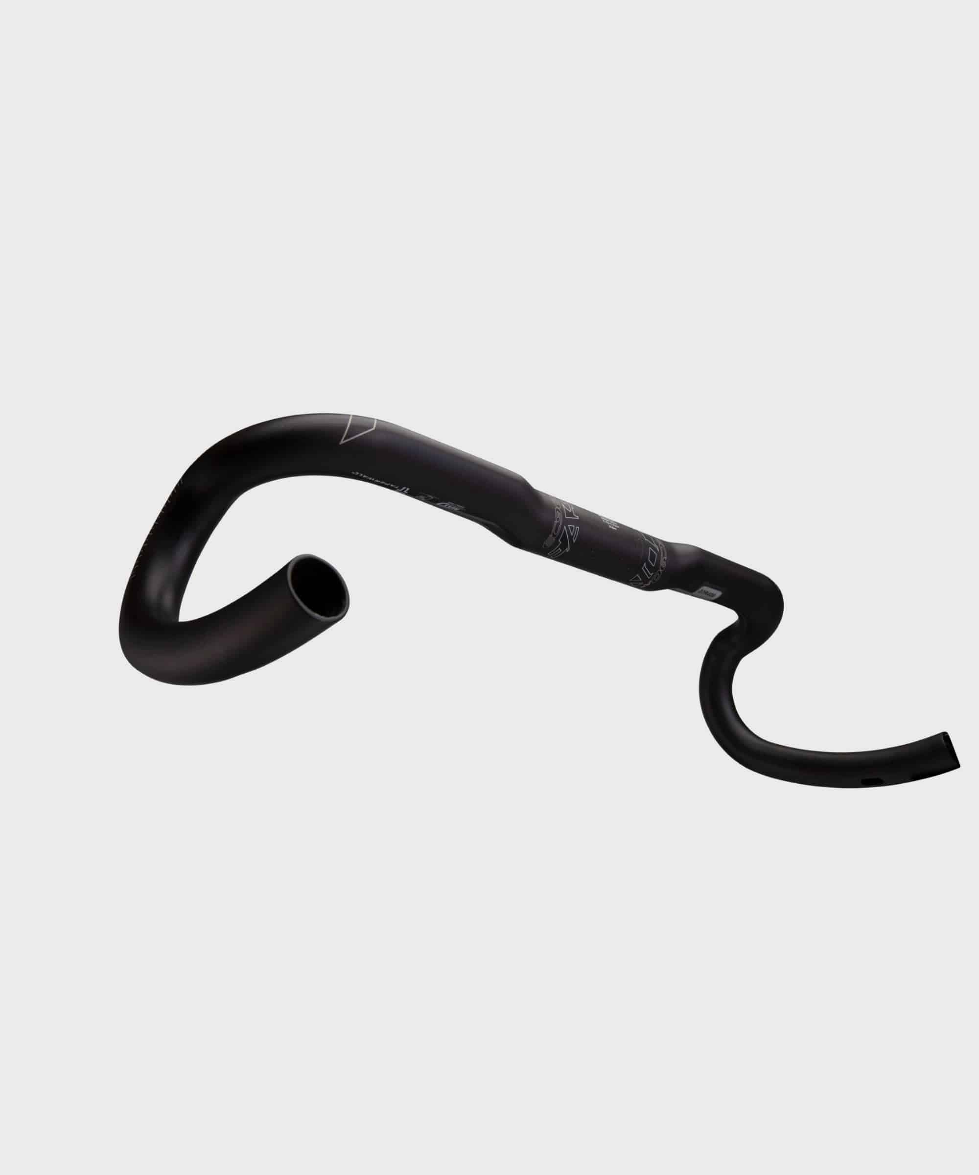 Easton EC90 AX carbon road handlebar with 31.8mm diameter and DI2 routing, lightweight gravel bike component.