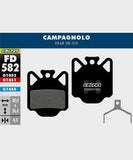 Galfer performance bike disc brake pads for trail and all-mountain mountain biking, showing the brake pad components.
