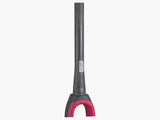 Trek Domane SLR 9 2017 disc brake fork with flat-mount and thru-axle, black carbon components for road bike performance