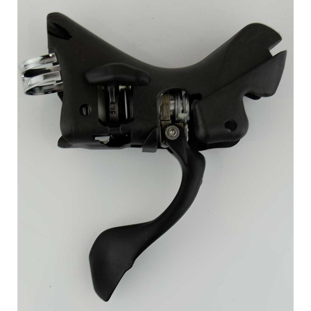 Campagnolo Record and Super Record 12X Ergopower bike components and accessories for road bikes, shown in the image.