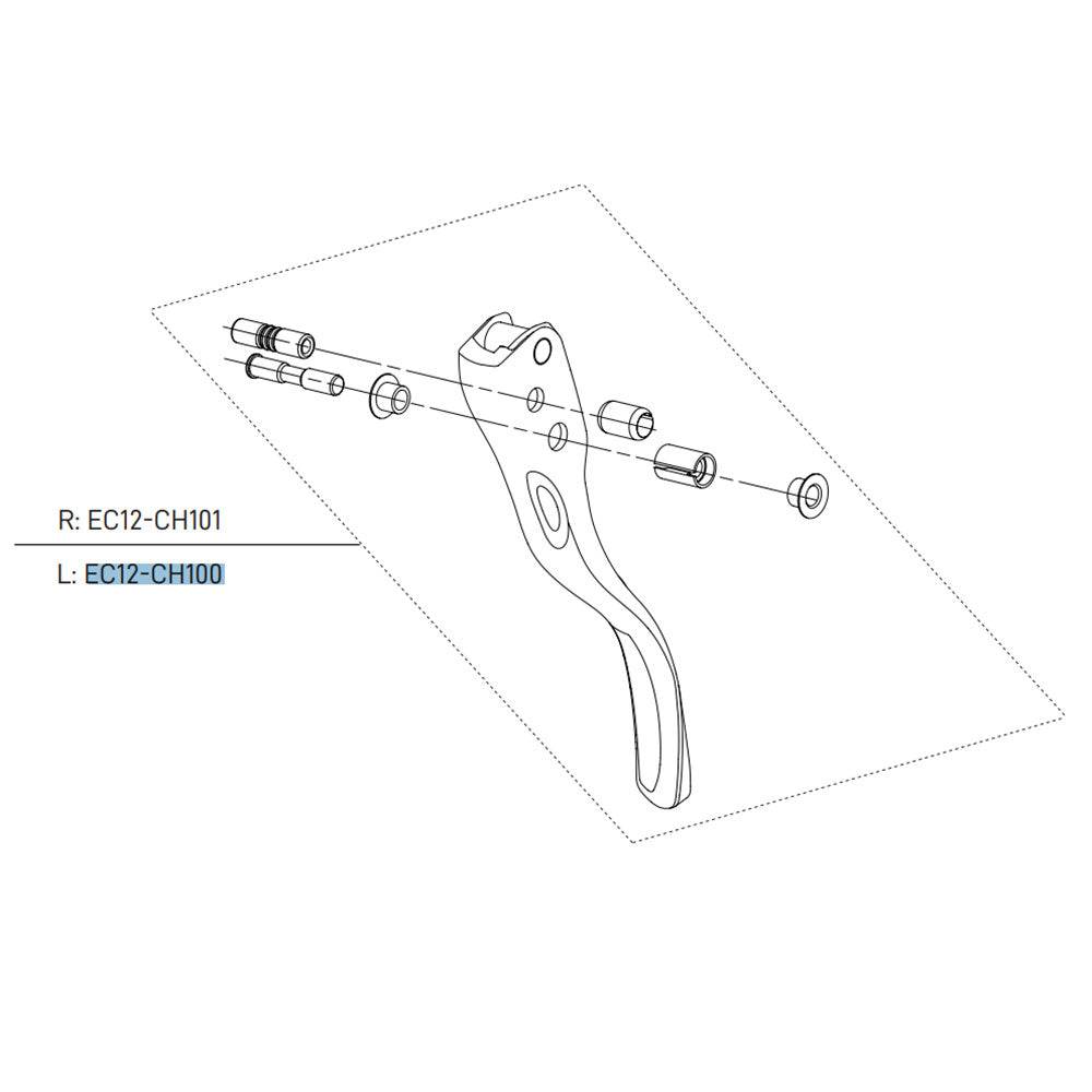 campagnolo shifter spares chorus 12x ergo lever spares p117670