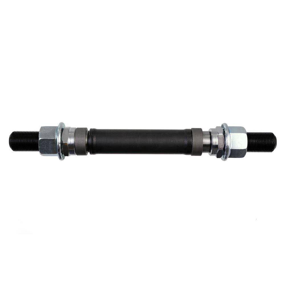 Gusset Components Huka Axle Kit for 2004 and newer bikes, includes sealed hub replacement parts and axle components.